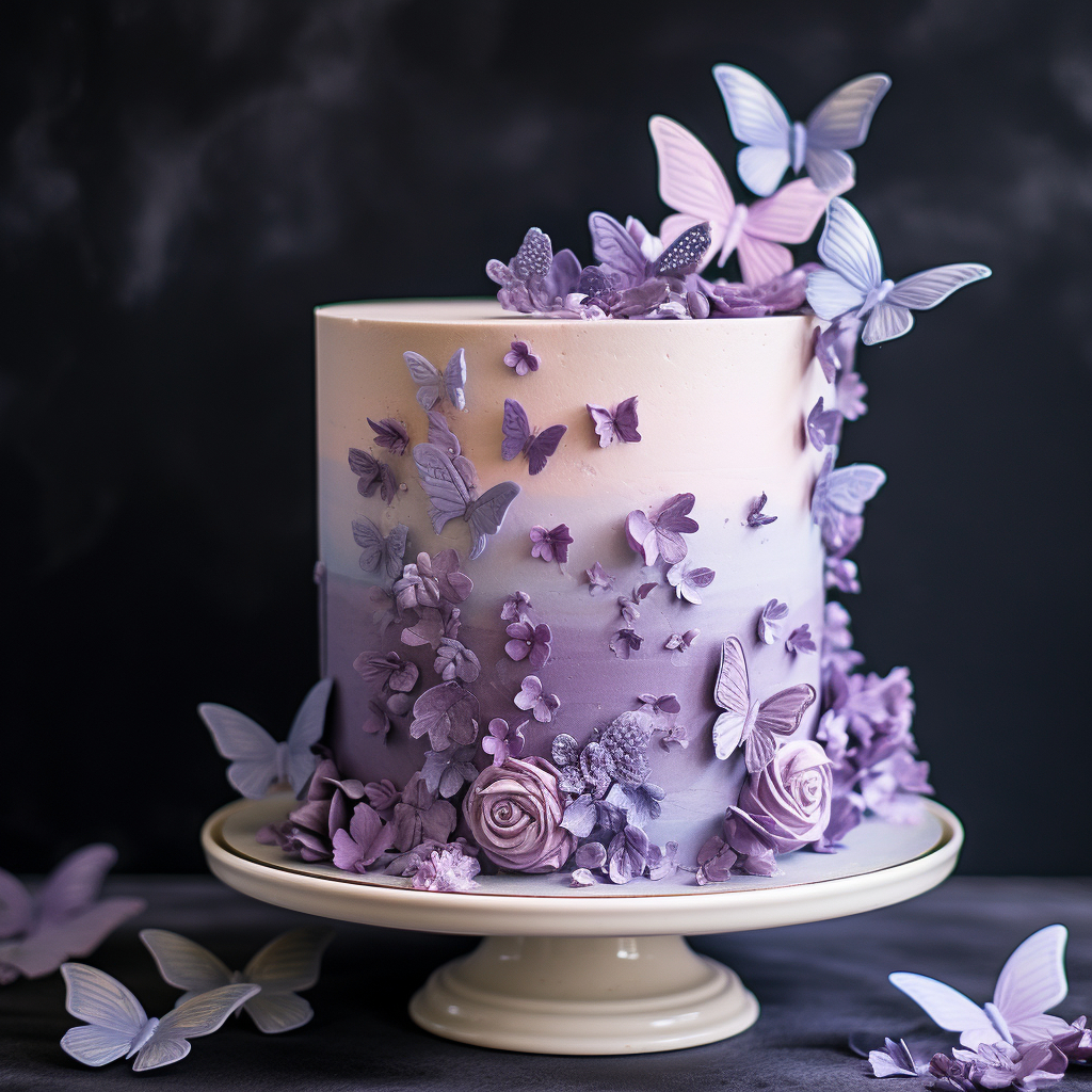 Purple Butterfly Cake: 13 Breathtaking Creations - House of Williamson